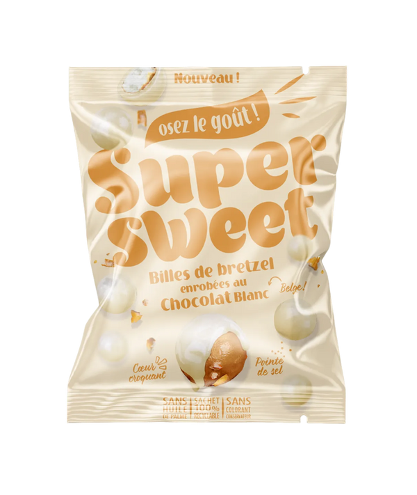 Cluster Chocolat Blanc Super Family - Clusters croustillants chocolat blanc 100g