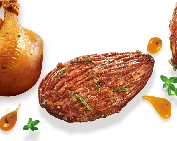 Amandes Poulet rôti et Thym
