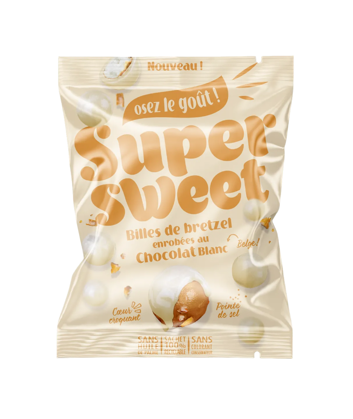 Cluster Chocolat Blanc Super Family - Clusters croustillants chocolat blanc 100g