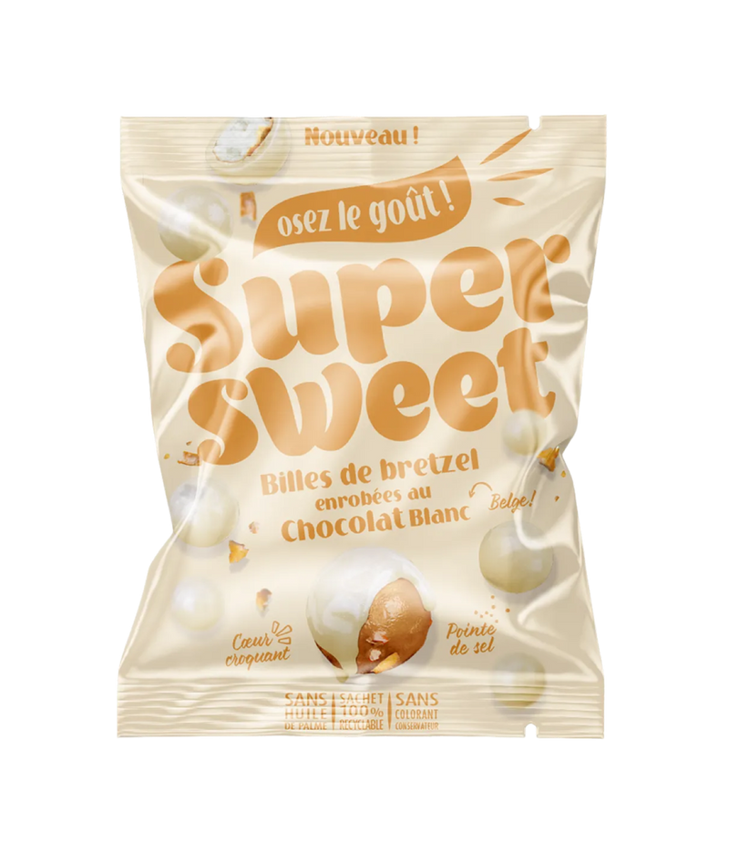 Cluster Chocolat Blanc Super Family - Clusters croustillants chocolat blanc 100g
