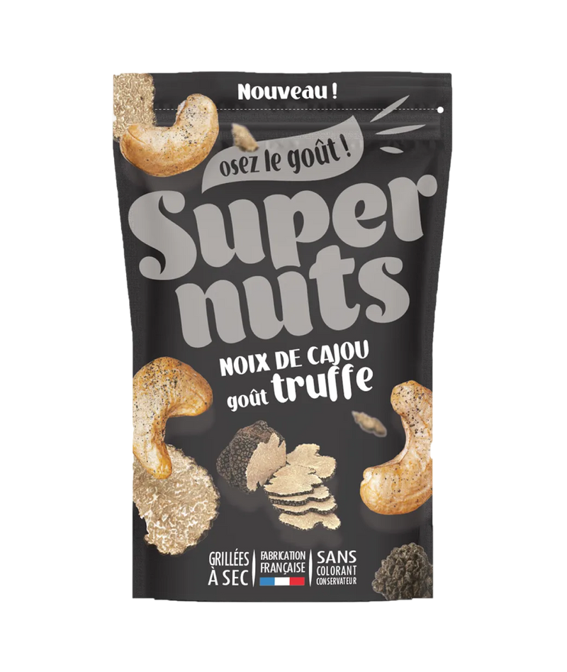 Noix de Cajou Truffe Super Family - Cajou delicates saveur truffe noire 100g