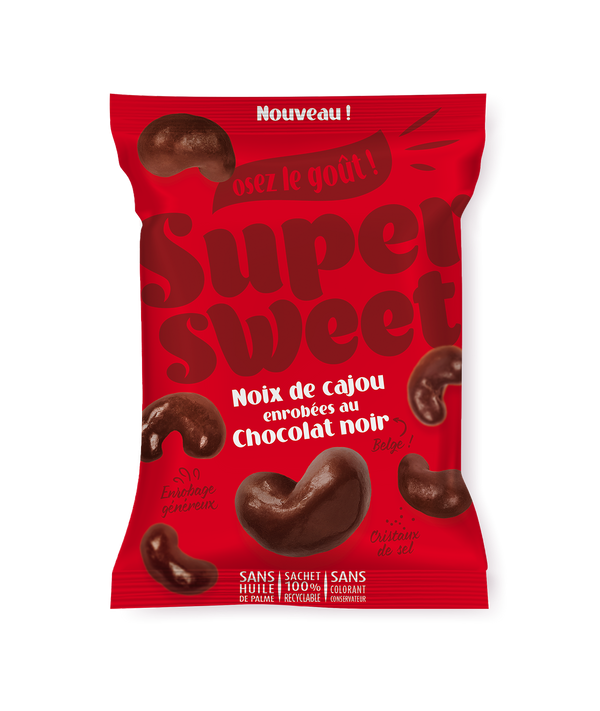 Cluster Chocolat Noir Super Family - Clusters croustillants chocolat noir intense 100g