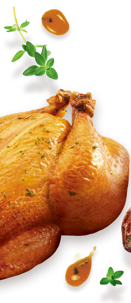 Amandes Poulet rôti et Thym